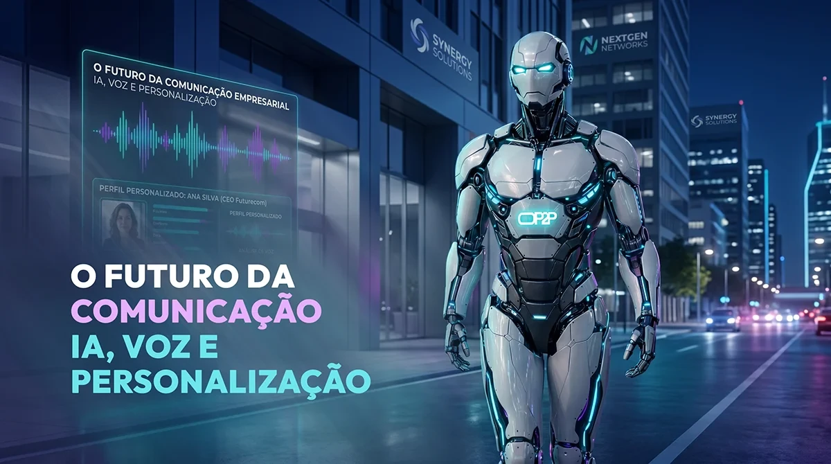 O futuro da comunicação empresarial: IA, voz e personalização — OP2P CRM e Agentes de IA